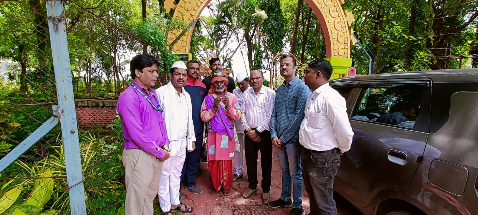 देहूत संत तुकाराम महाराज पालखी सोहळा परतला ग्रामस्थांकडून स्वागत