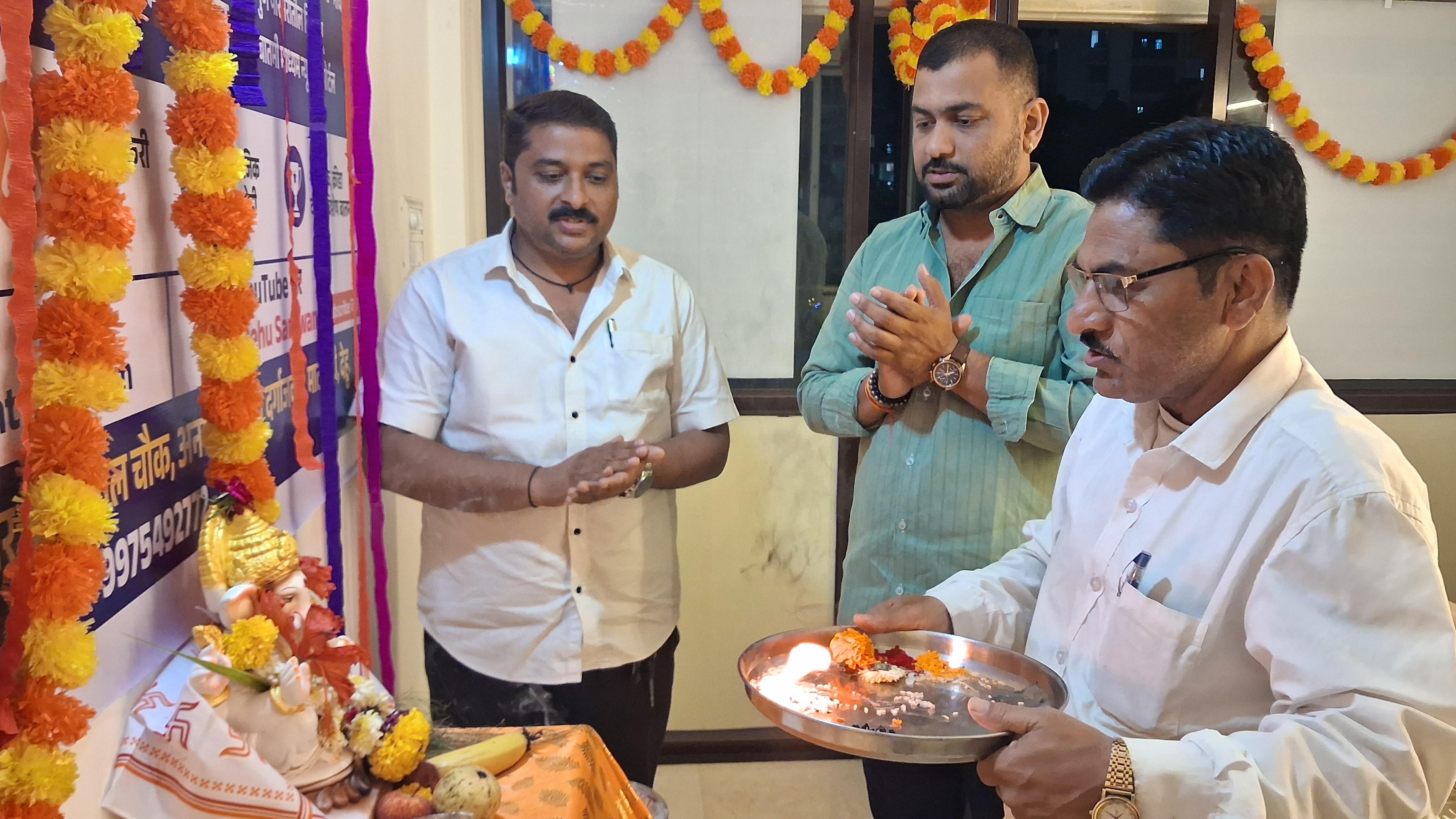 गणेशोत्सावातून विद्यार्थ्यांत नेतृत्वाचे गुण विकसित - संजय वाघ