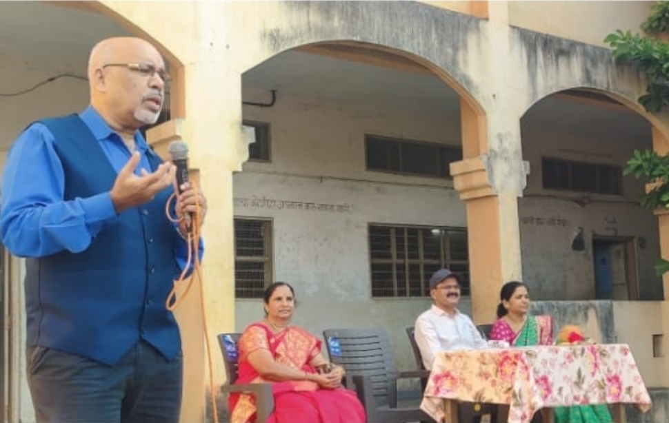 श्री शिवाजी विद्यालयात ‘जंक फूडचे दुष्परिणाम’ विषयावर व्याख्यान