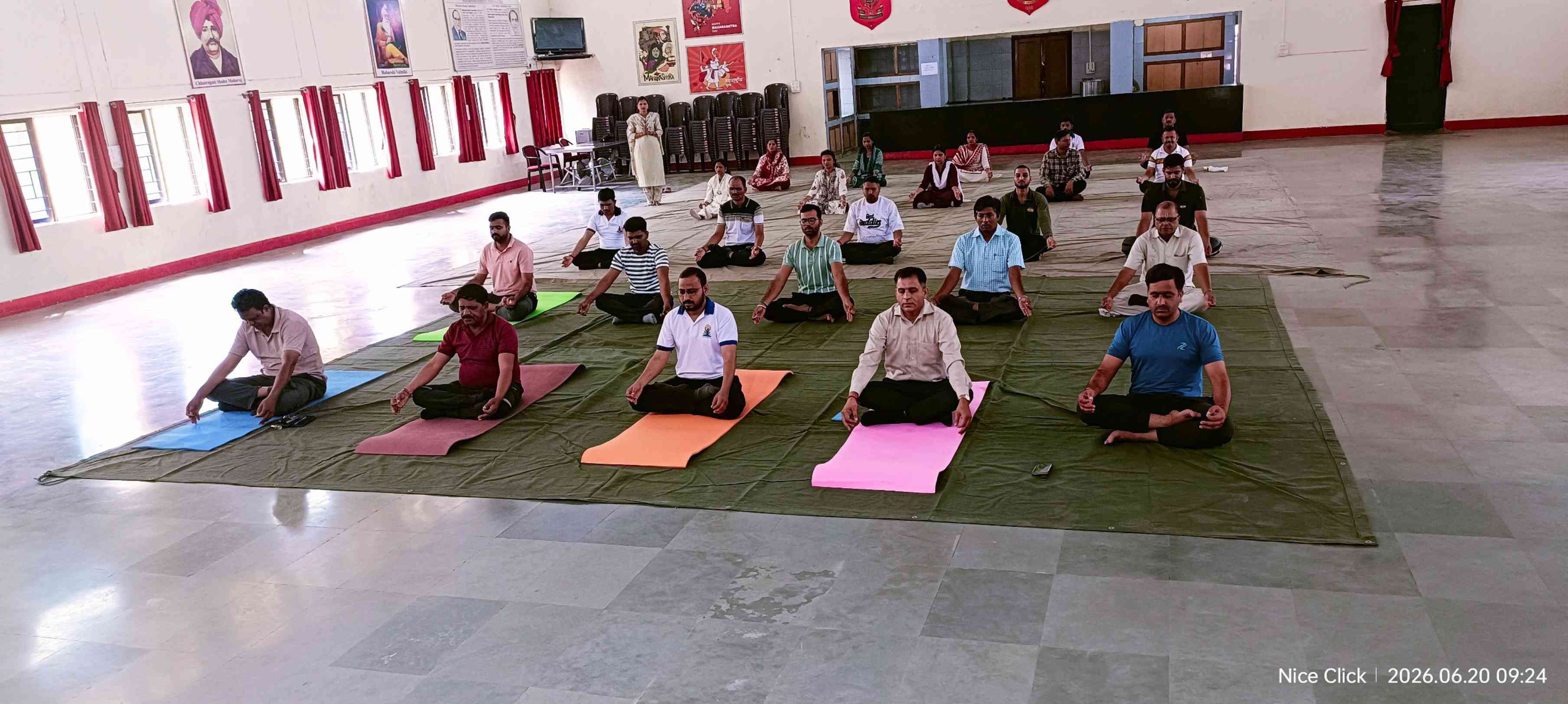 योग दिन उत्साहात संपन्न