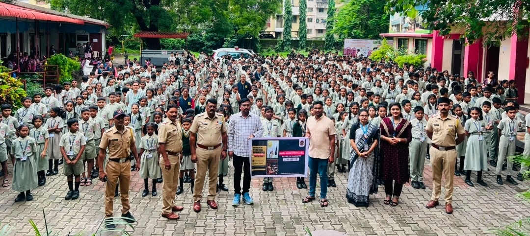 विकासनगरमधील विझ्डम शाळेत ड्रग्स व त्याचे दुष्परिणाम याविषयी मार्गदर्शन