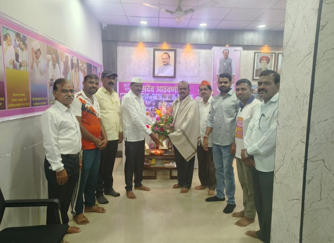 देहूरोड शहर राष्ट्रवादी काँग्रेस ,गणेशोत्सवानिमित्त  स्व. अजित पवार यांच्या आठवणींना उजाळा