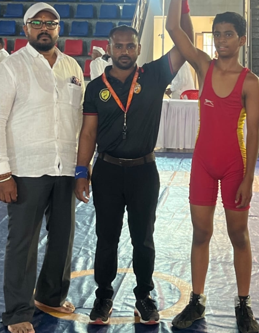 जिल्हास्तर तायक्वांडो  स्पर्धेत श्री म्हाळसाकांत विद्यालयातील प्रणव शिंपी  विजयी