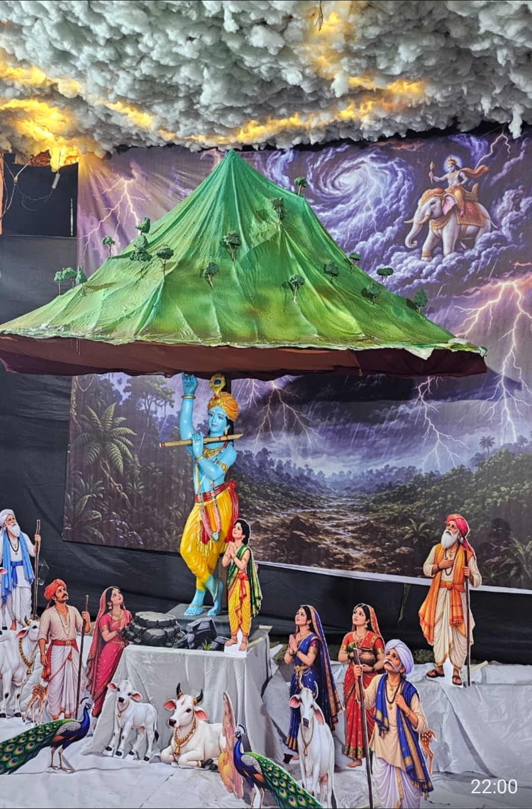 भगवान  श्रीकृष्ण जन्मोत्सव उत्साहात संपन्न . विविध धार्मिक कार्यक्रमांचे आयोजन