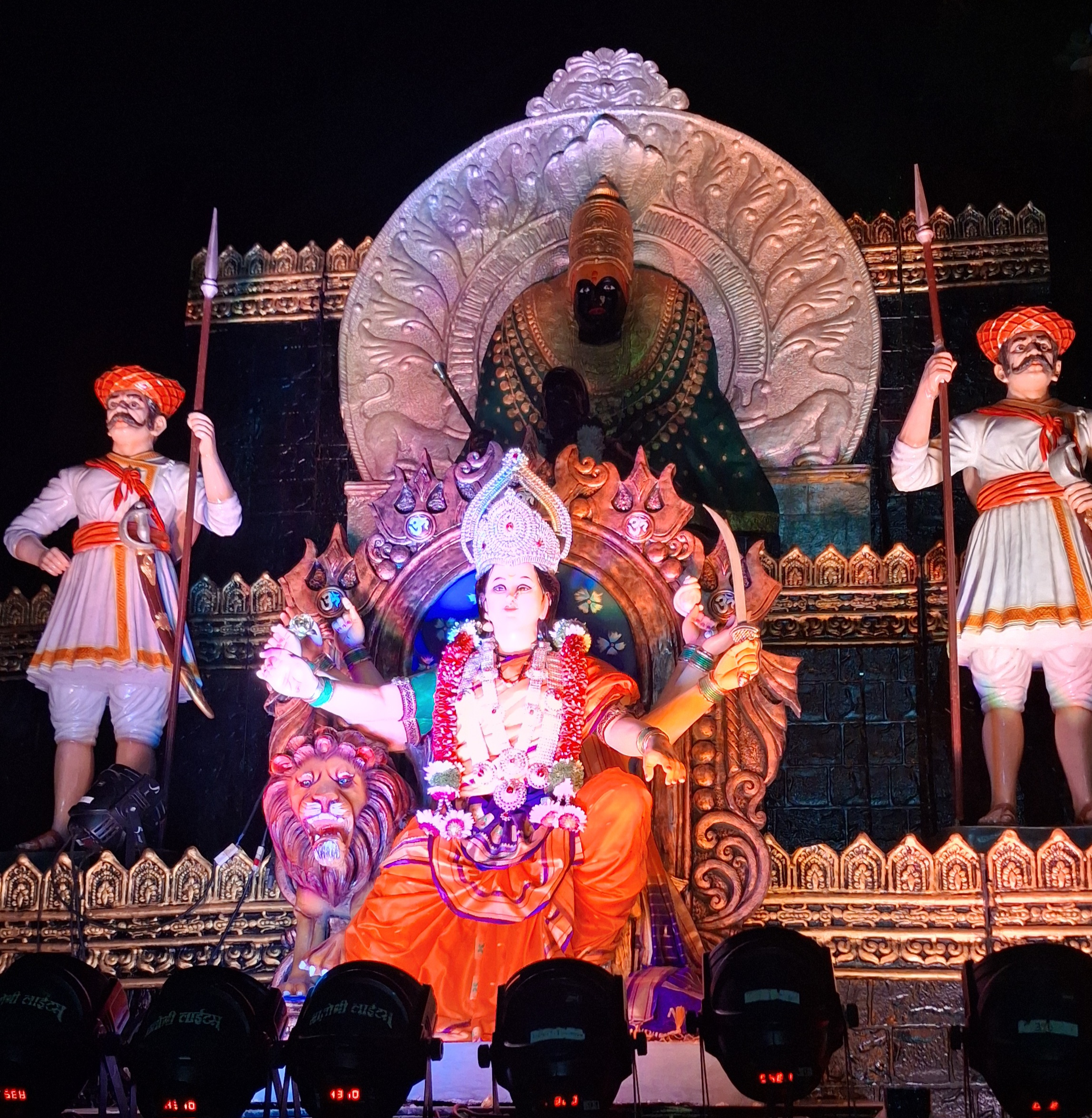 देहू देहूरोड परिसरात नवरात्र उत्सव उत्साहात सुरु