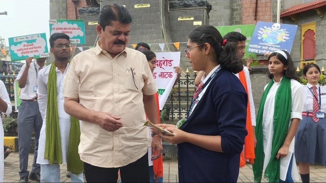 जलसंवर्धन व स्वच्छता अभियानातून  आर्मी पब्लिक स्कूल च्या विद्यार्थ्यांनी दिला जनजागृतीचा संदेश