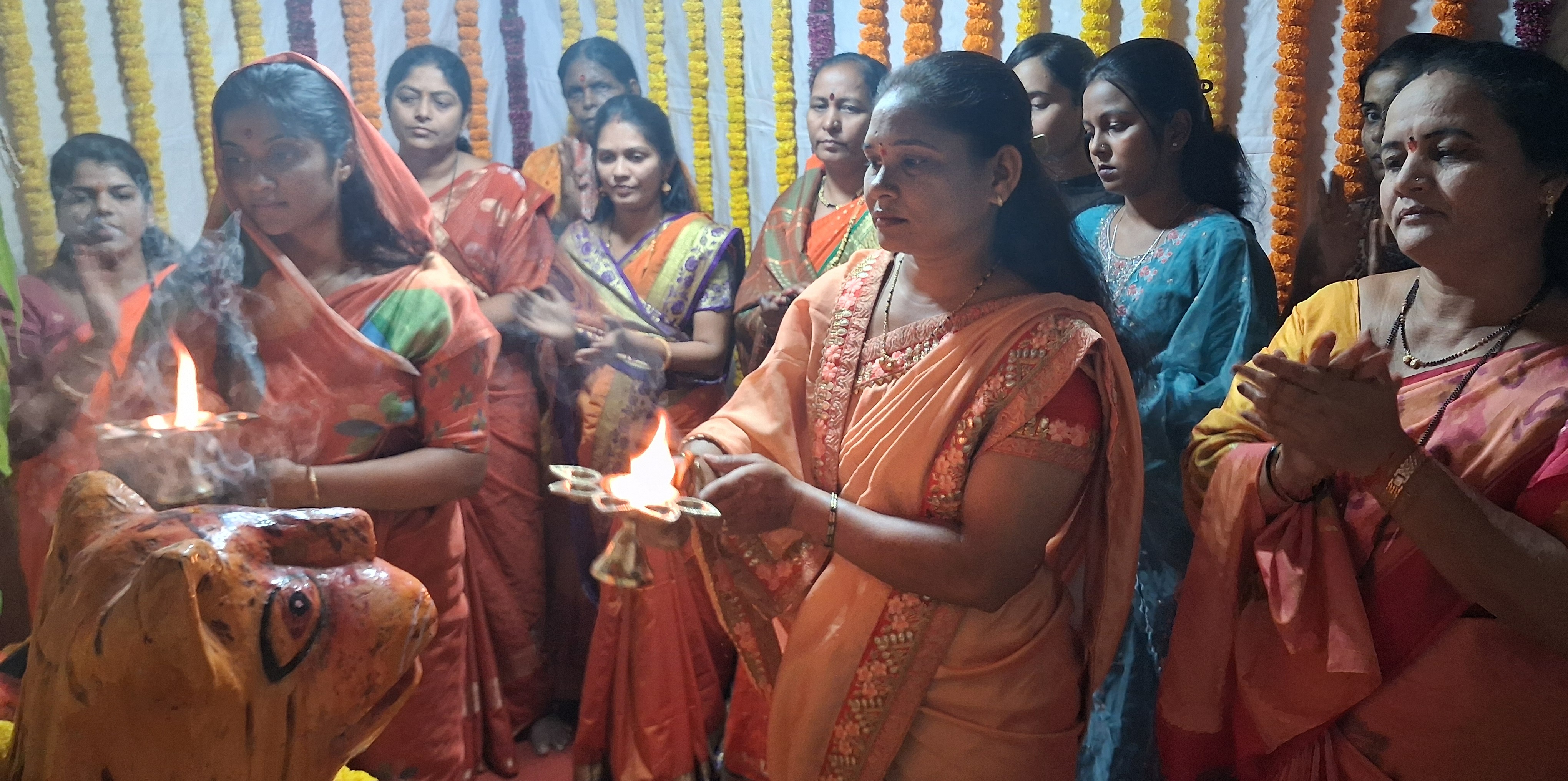 देहू देहूरोड परिसरात नवरात्र उत्सव उत्साहात सुरु